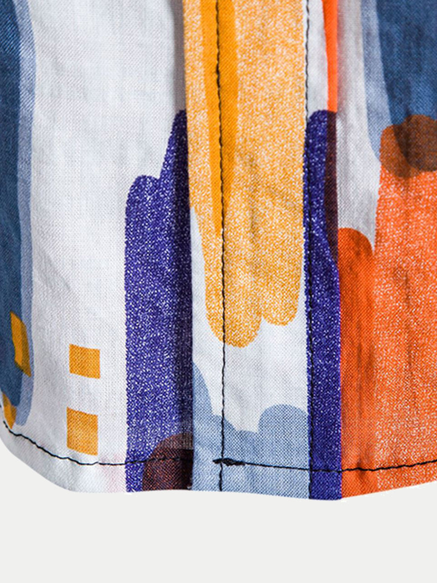 Chemise décontractée à manches courtes pour hommes