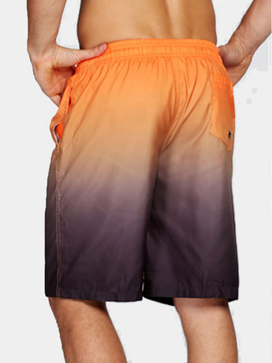Men's Gradient quick drying Casual Shorts