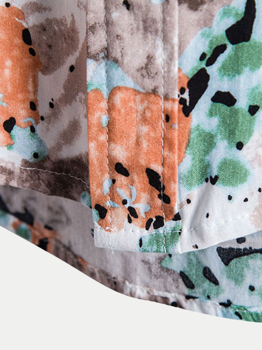 Chemise à manches courtes de vacances pour hommes