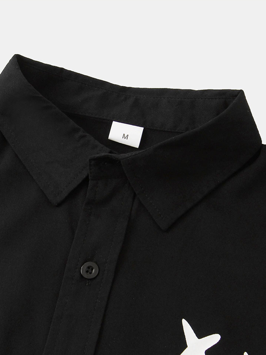 Camicia casual da uomo a manica corta