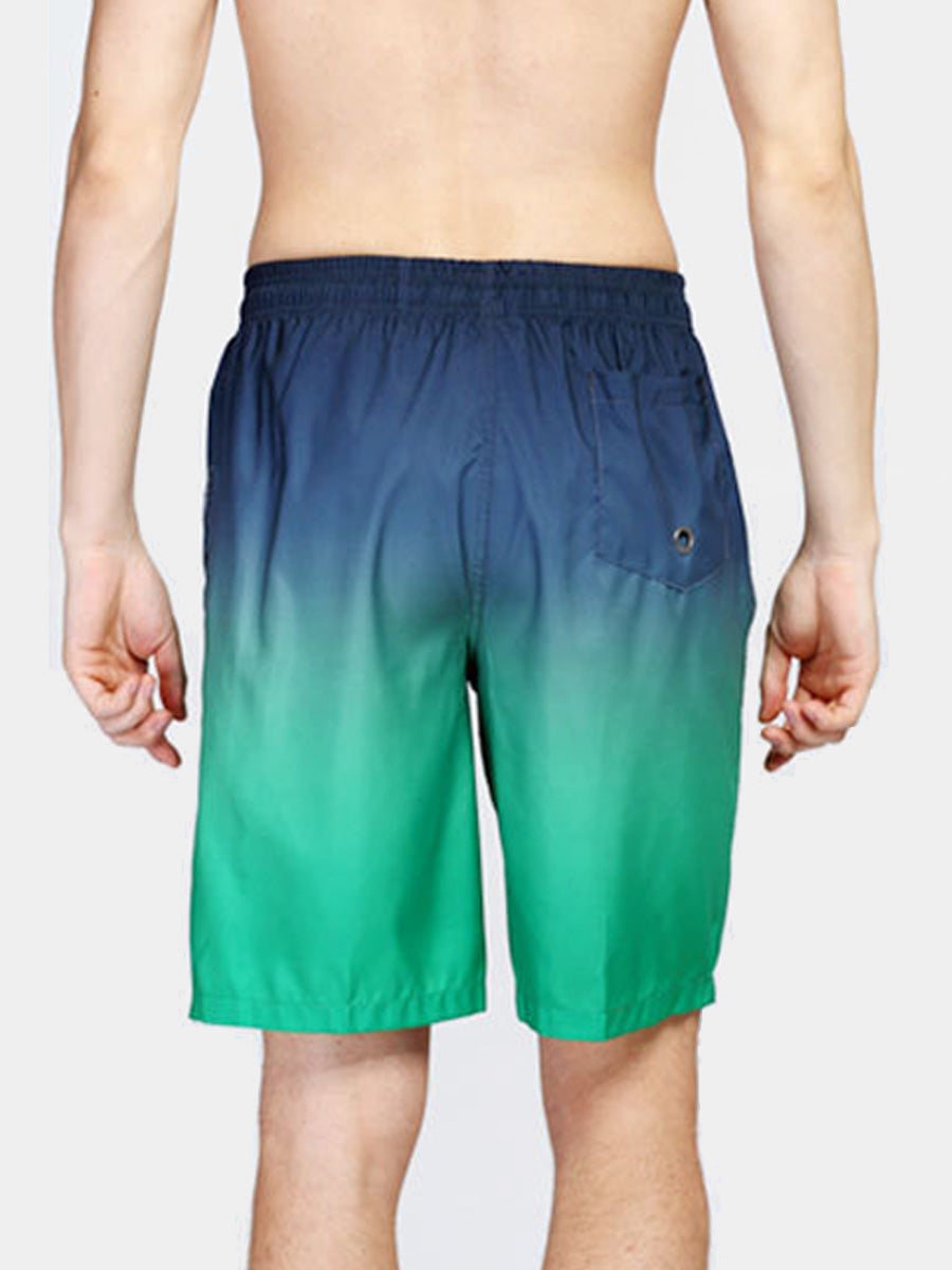 Men's Gradient quick drying Casual Shorts