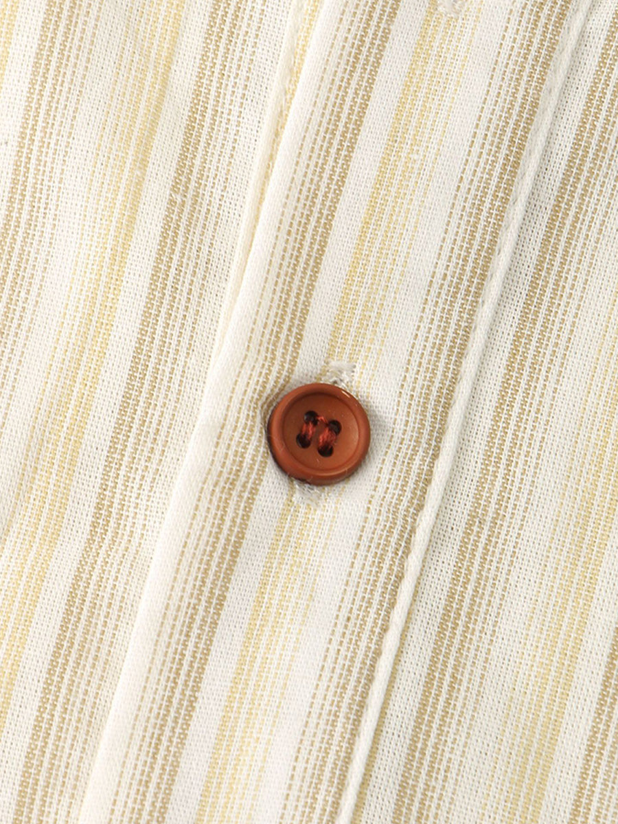 Camicia da uomo a maniche corte con stampa verticale