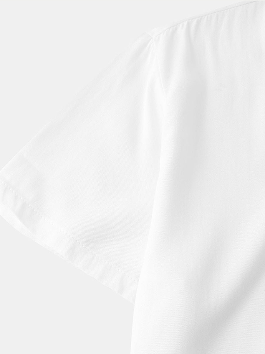 Camicia casual da uomo a manica corta