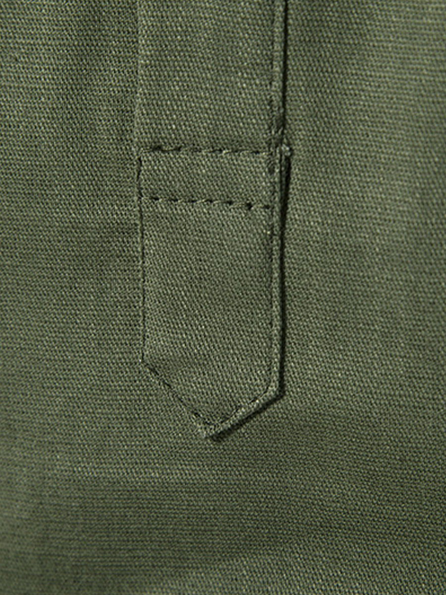 Camicia da uomo a maniche corte in lino tinta unita