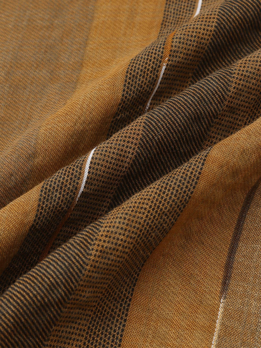 Camicia da uomo a maniche corte con stampa verticale