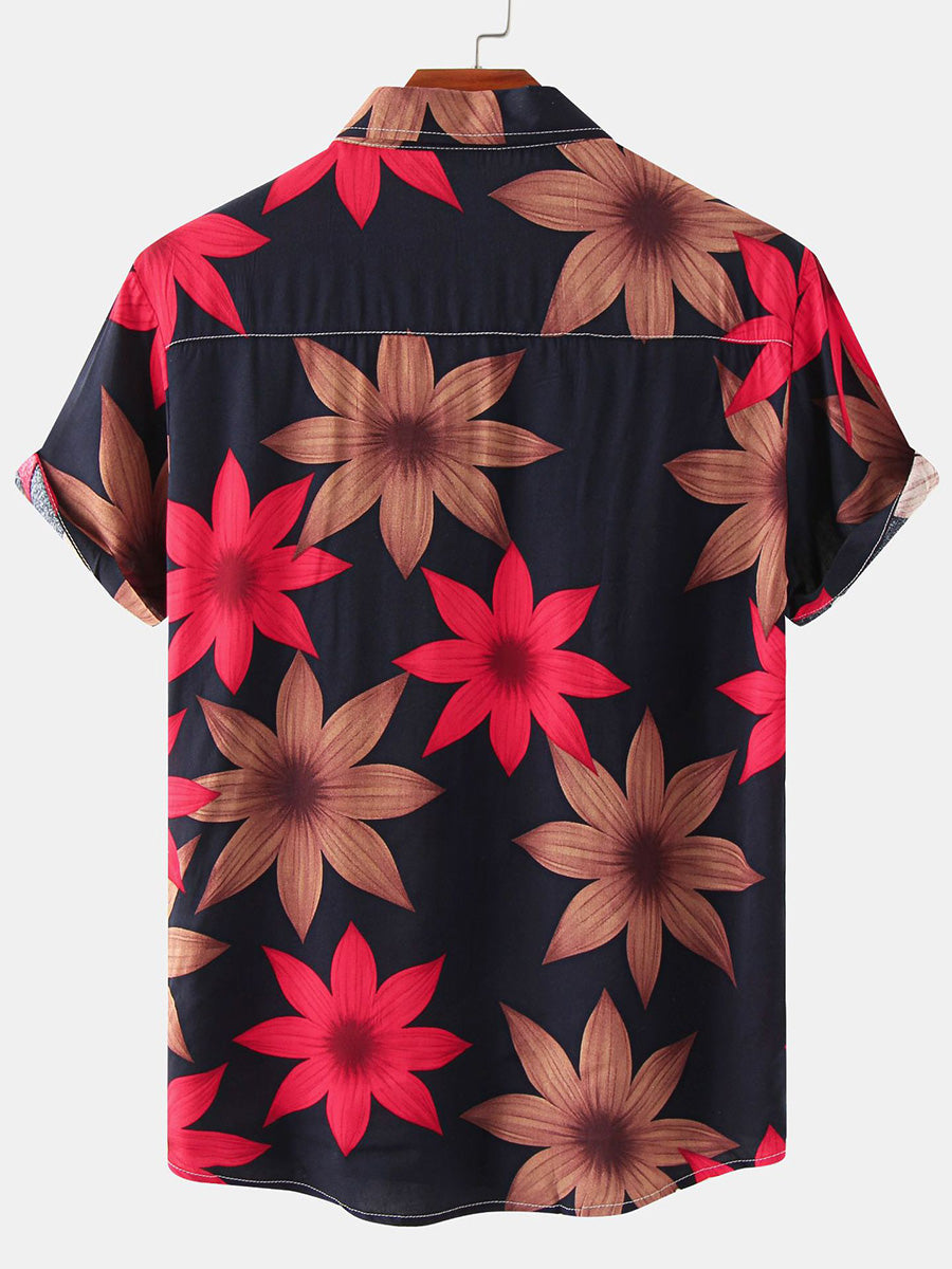 Men's hawaiian short sleeve shirt