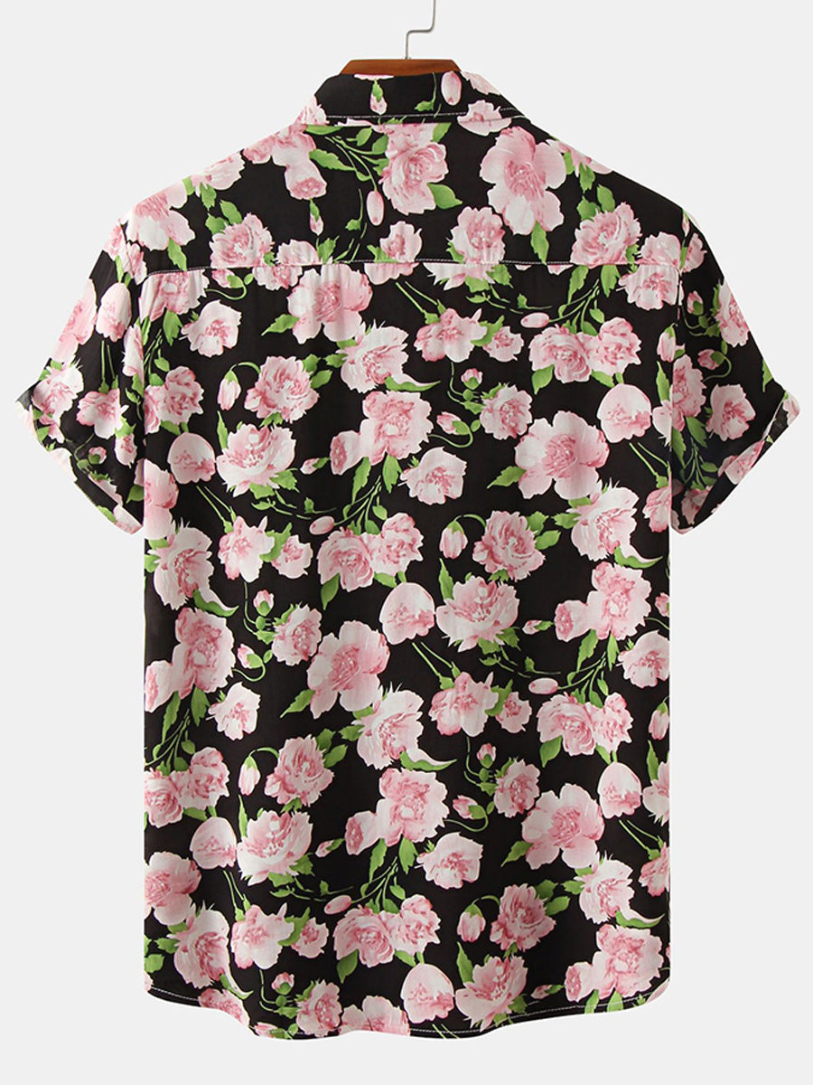 Chemise à manches courtes de vacances pour hommes