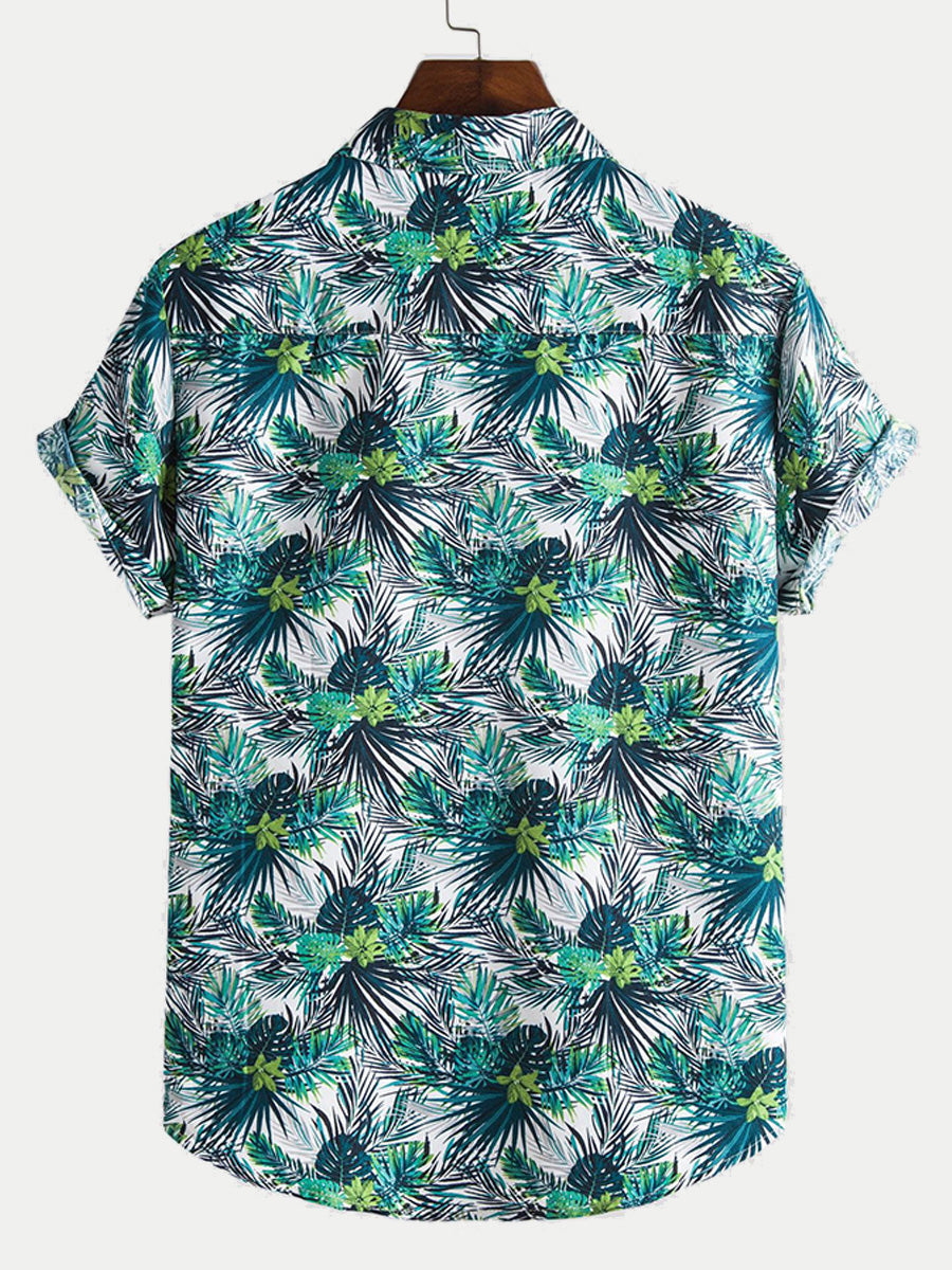 Chemise à manches courtes de vacances pour hommes