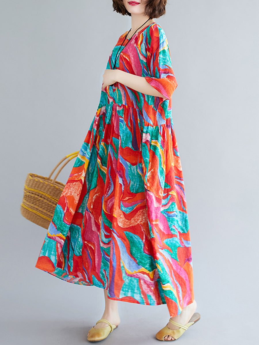 Floral Casual Print Dress
