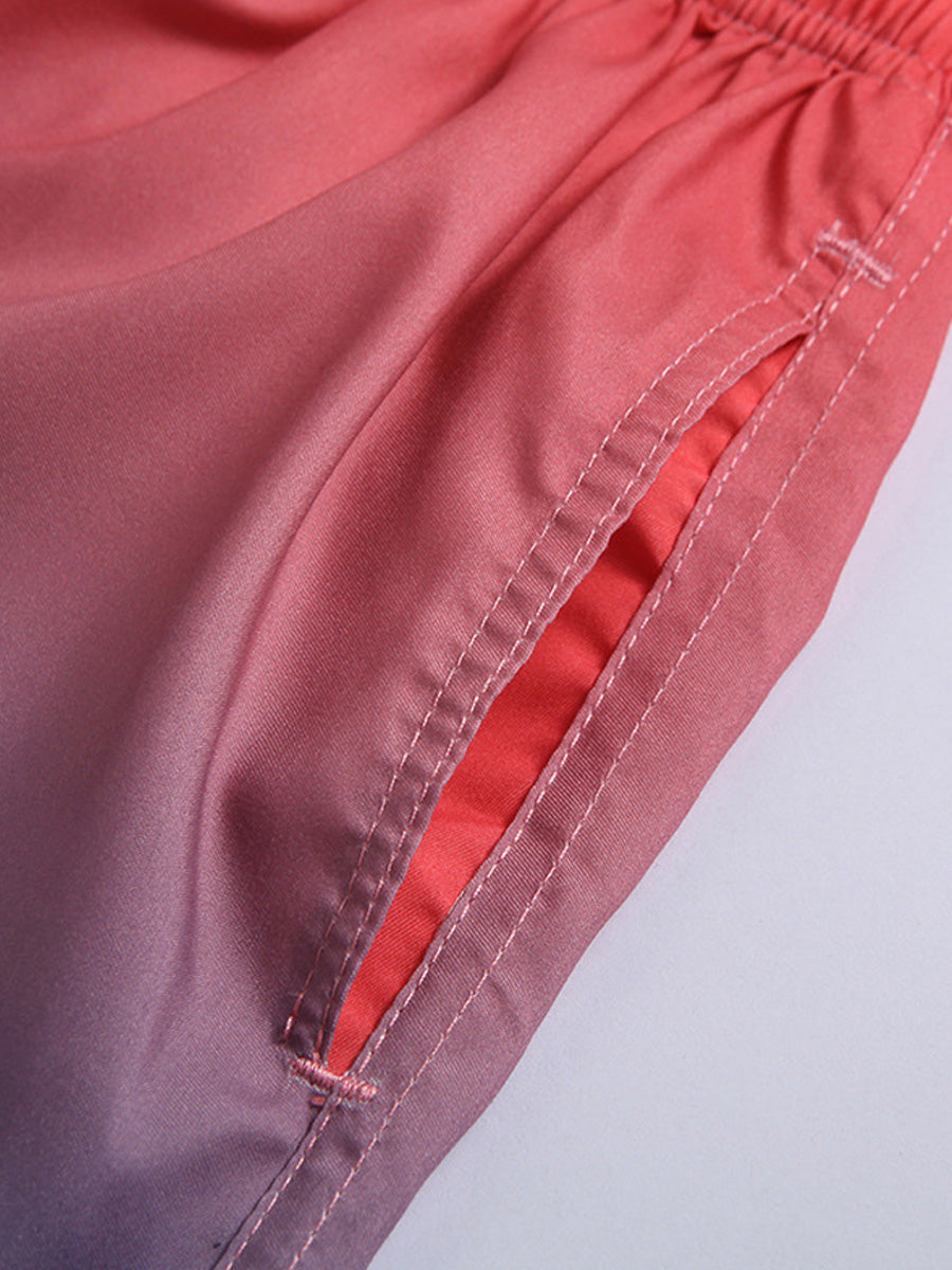 Men's Gradient quick drying Casual Shorts