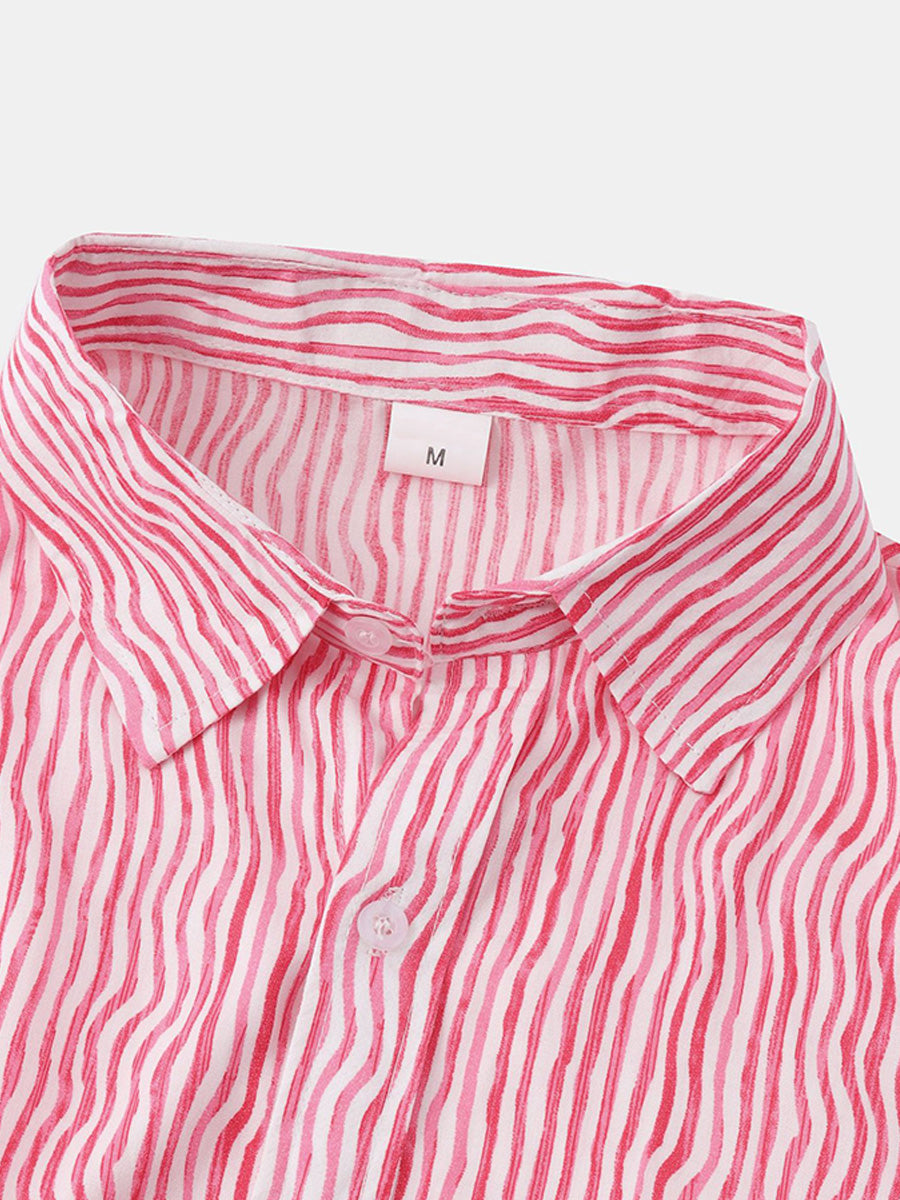 Chemise décontractée à manches courtes pour hommes
