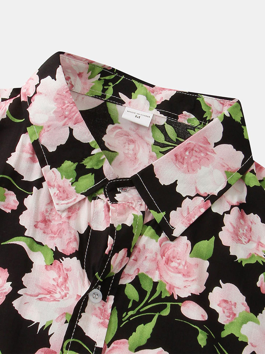 Chemise à manches courtes de vacances pour hommes