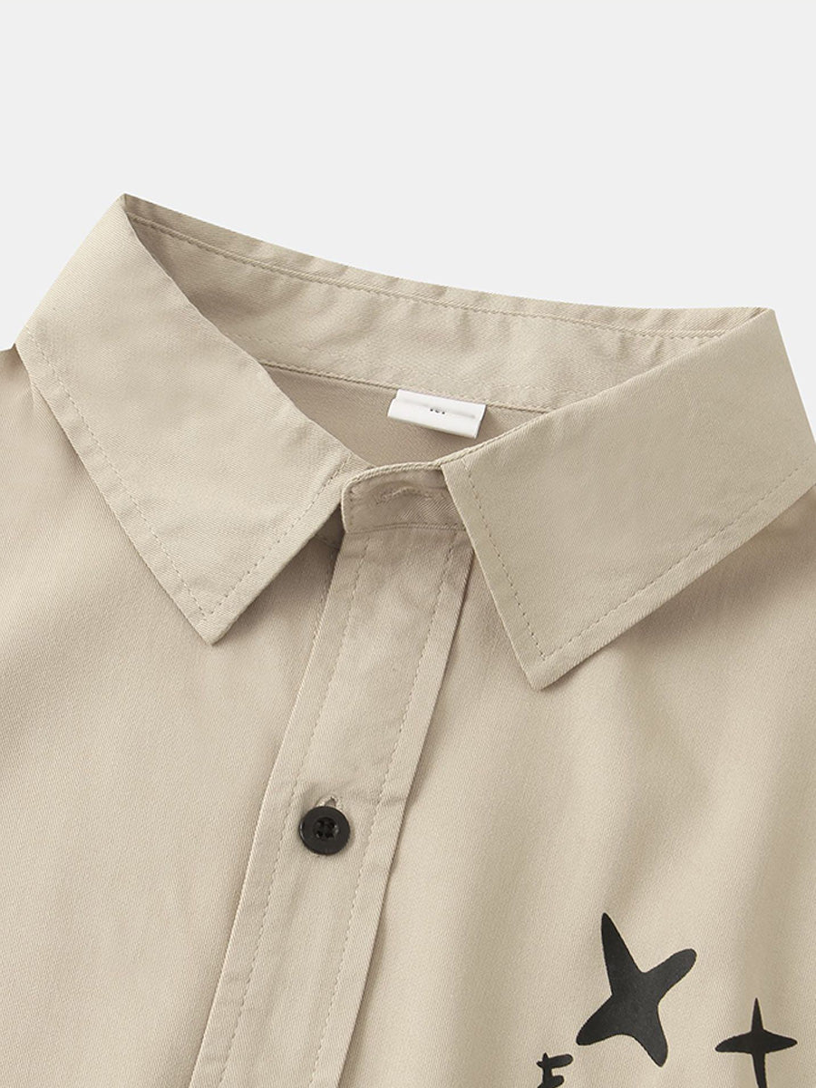 Camicia casual da uomo a manica corta