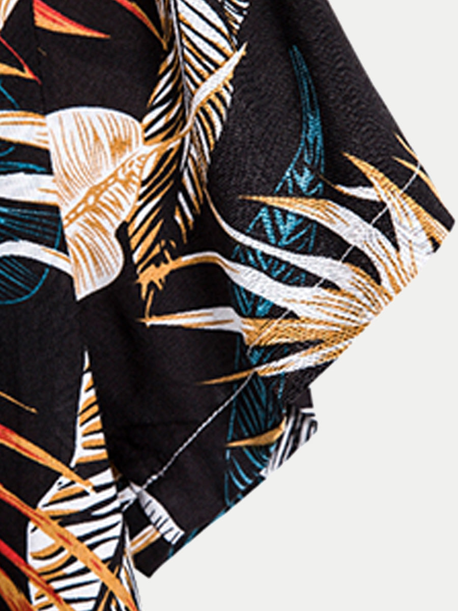 Chemise hawaïenne à manches courtes pour homme