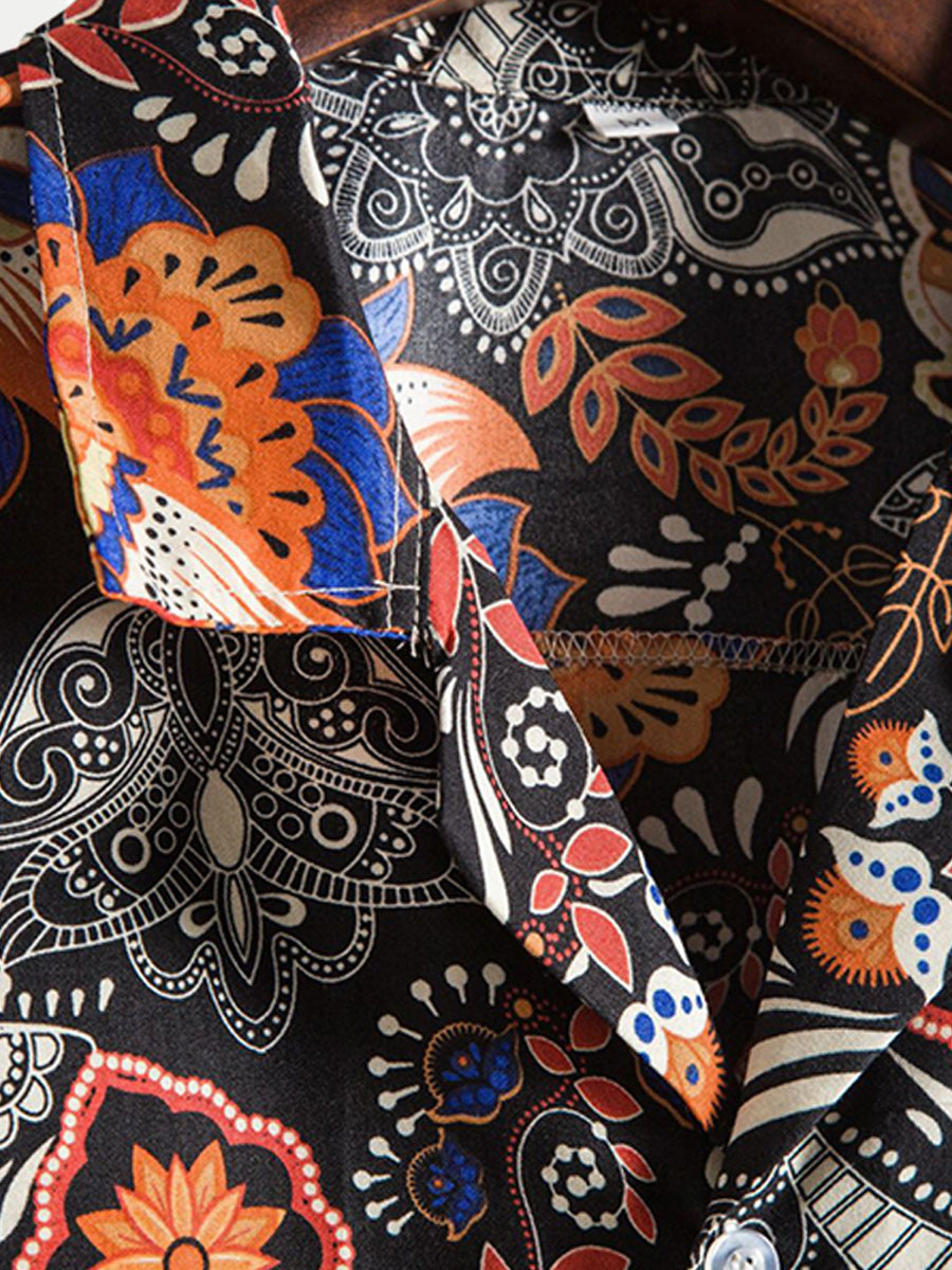 Men's hawaiian casual short sleeve shirt