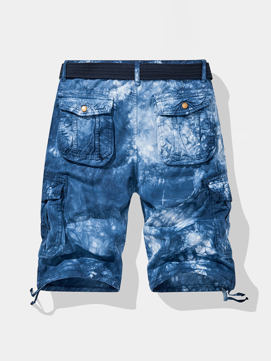 Men's Camo Loose Fit Cotton Casual Shorts