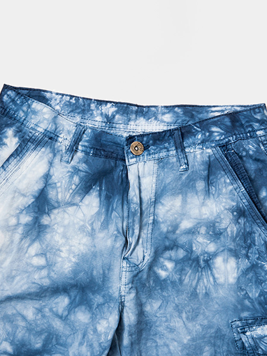 Men's Camo Loose Fit Cotton Casual Shorts
