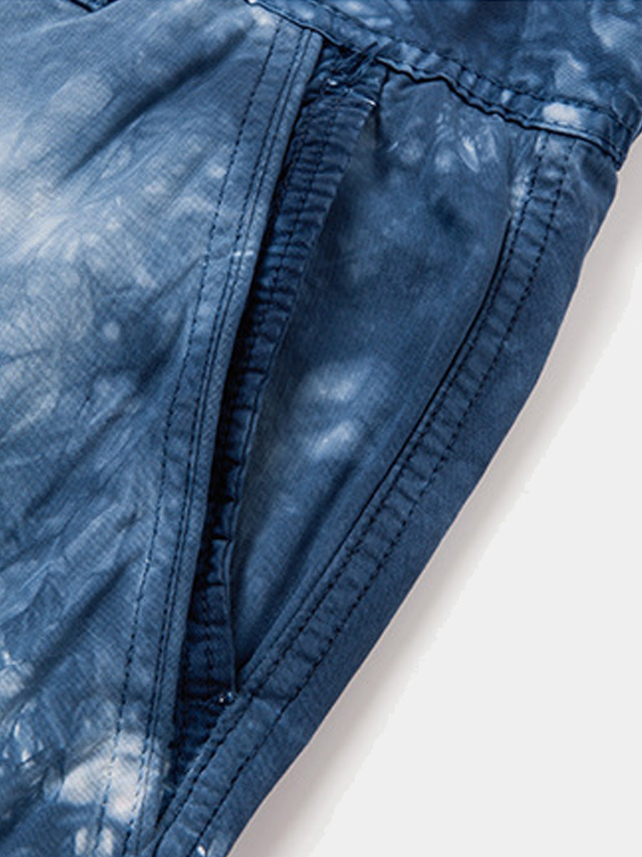 Men's Camo Loose Fit Cotton Casual Shorts