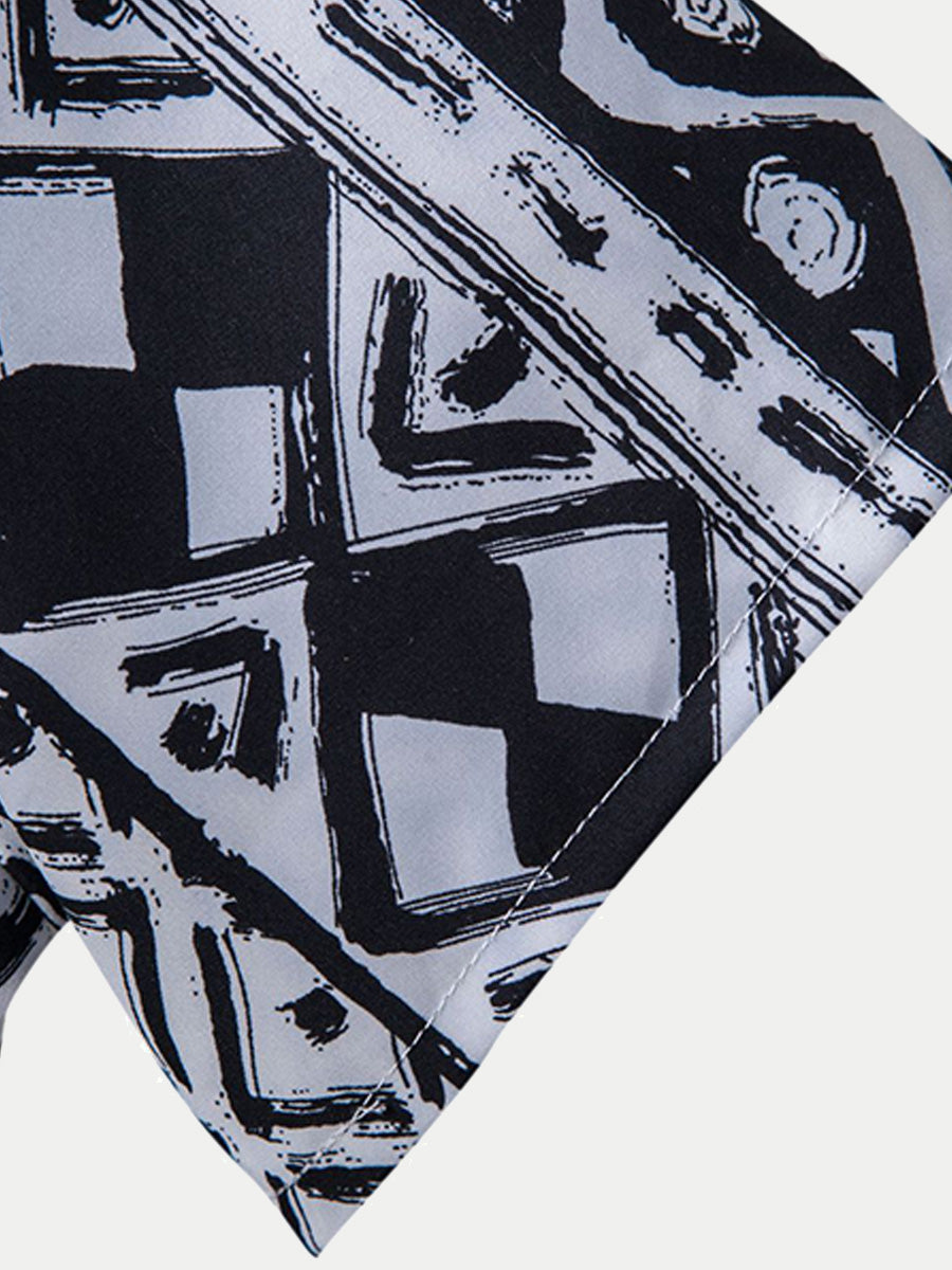 Chemise hawaïenne à manches courtes pour homme