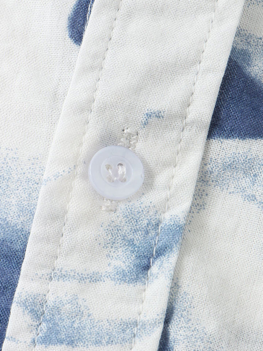 Camicia a maniche corte casual hawaiana da uomo