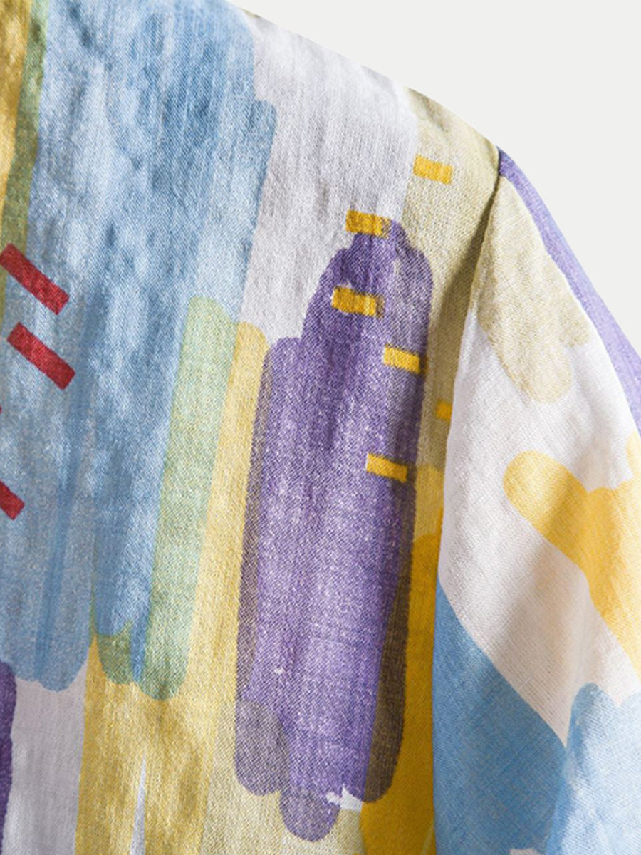 Chemise décontractée à manches courtes pour hommes