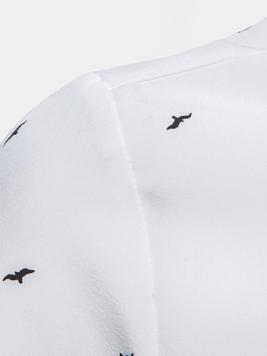Camicia da uomo a maniche corte per le vacanze al mare