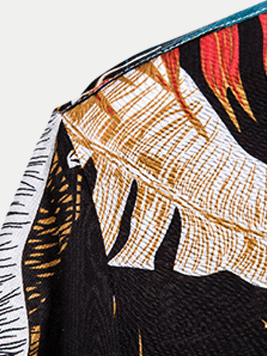 Chemise hawaïenne à manches courtes pour homme