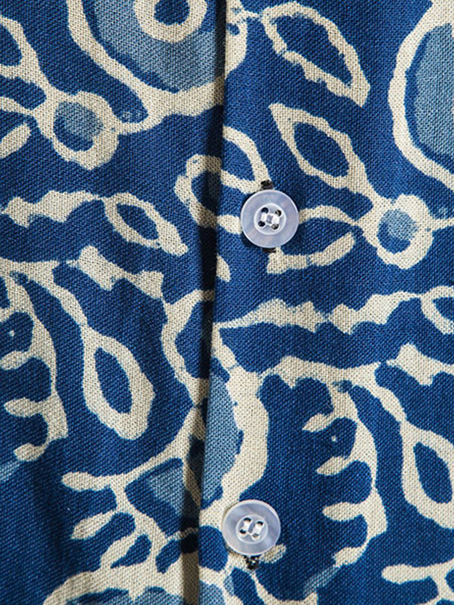Chemise hawaïenne à manches courtes pour homme