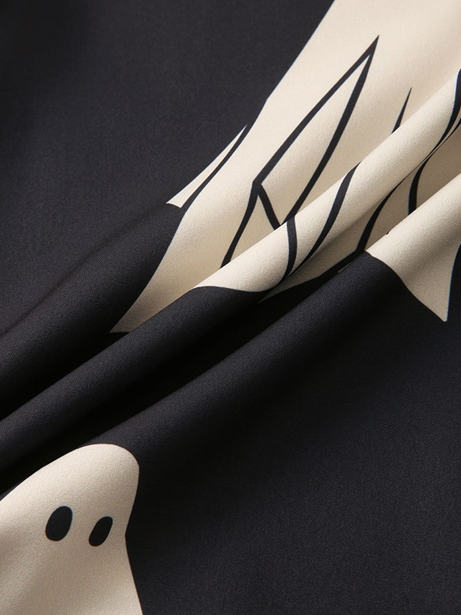 Chemise à manches courtes à imprimé Cartoon pour homme