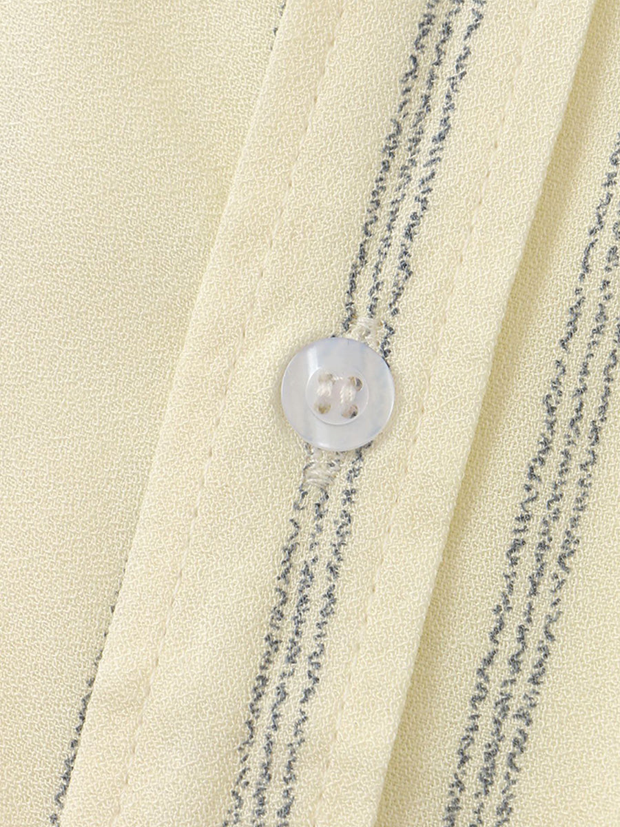 Camicia da uomo a maniche corte a pois