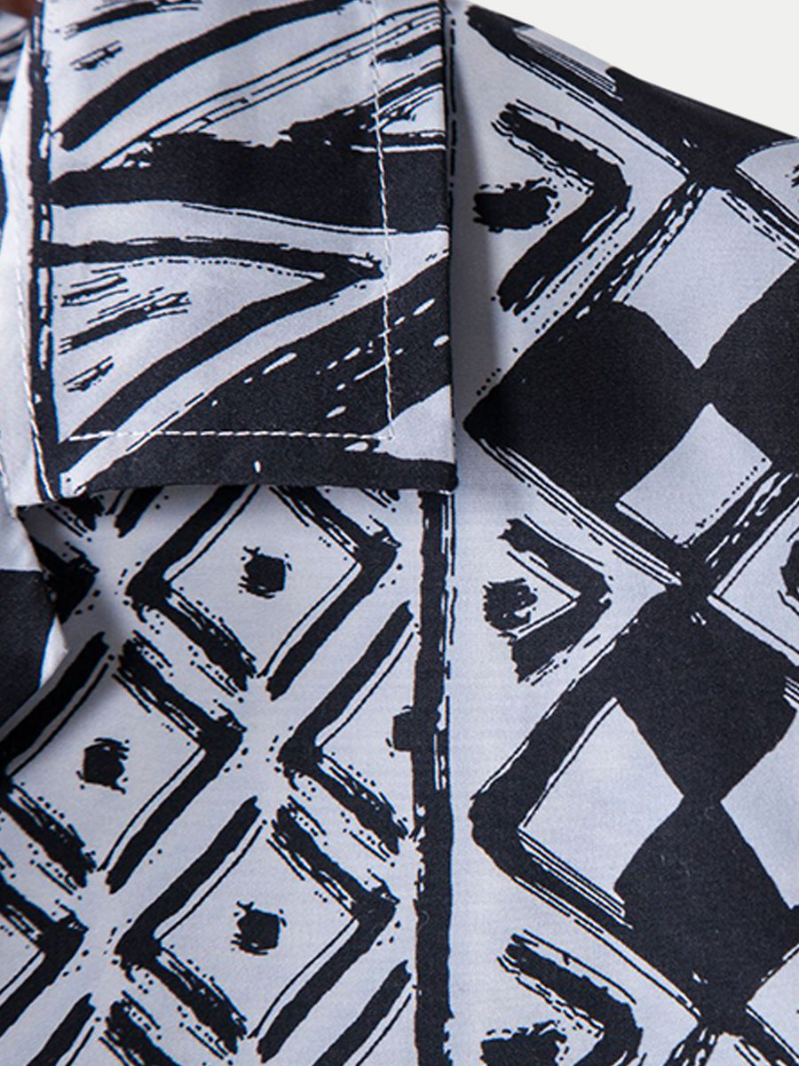 Chemise hawaïenne à manches courtes pour homme