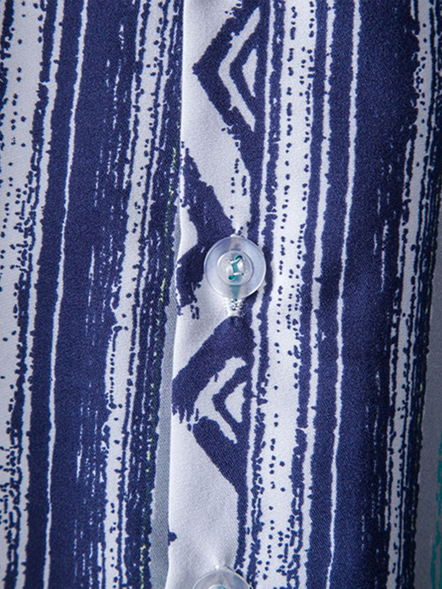Chemise homme manches courtes imprimé hawaïen