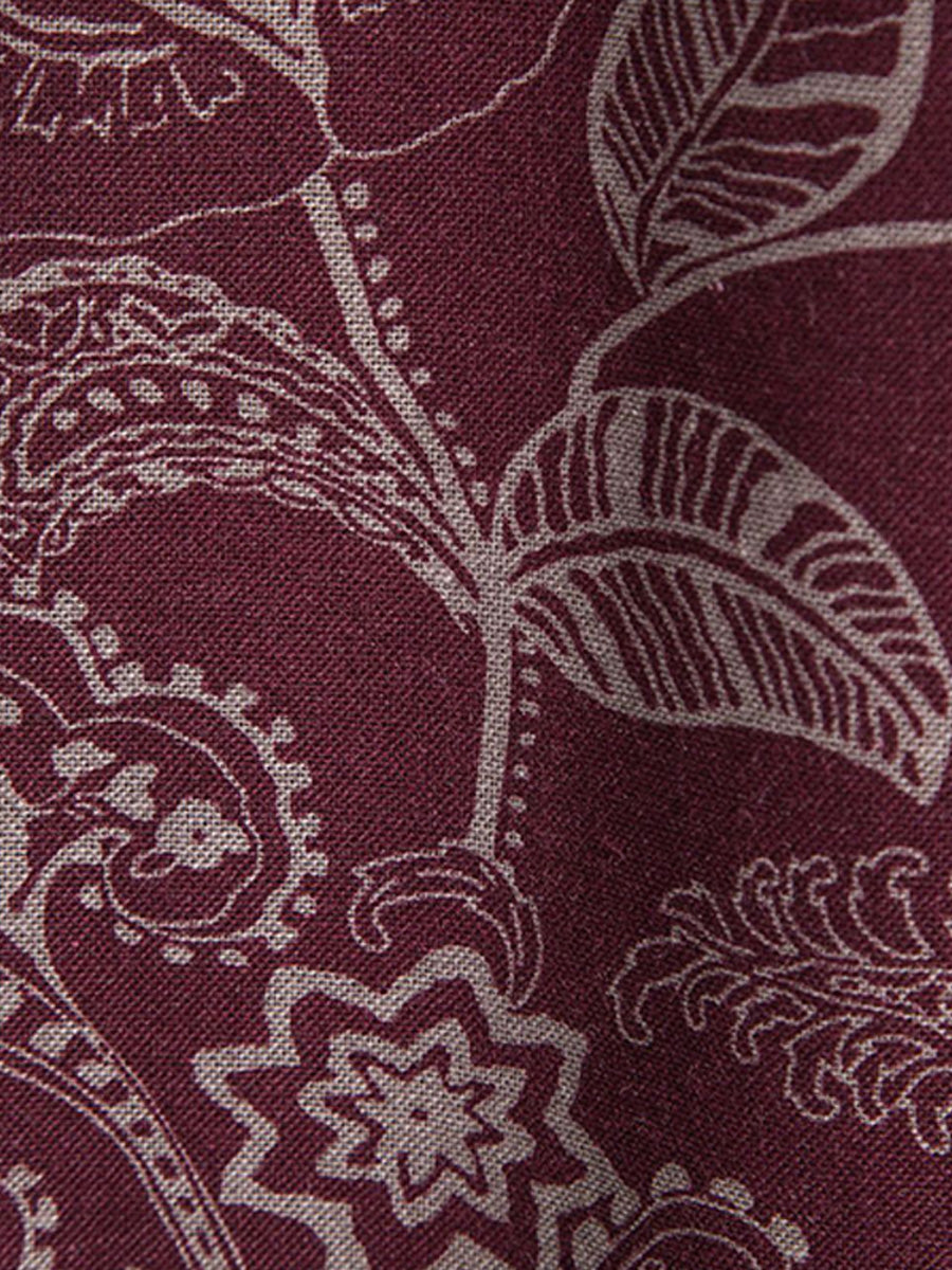 Men's Floral print short sleeve shirt