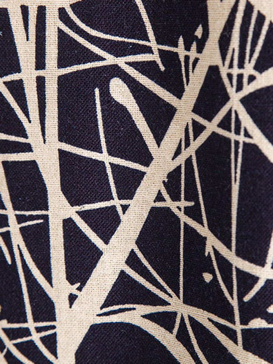 Chemise homme manches courtes imprimé branches