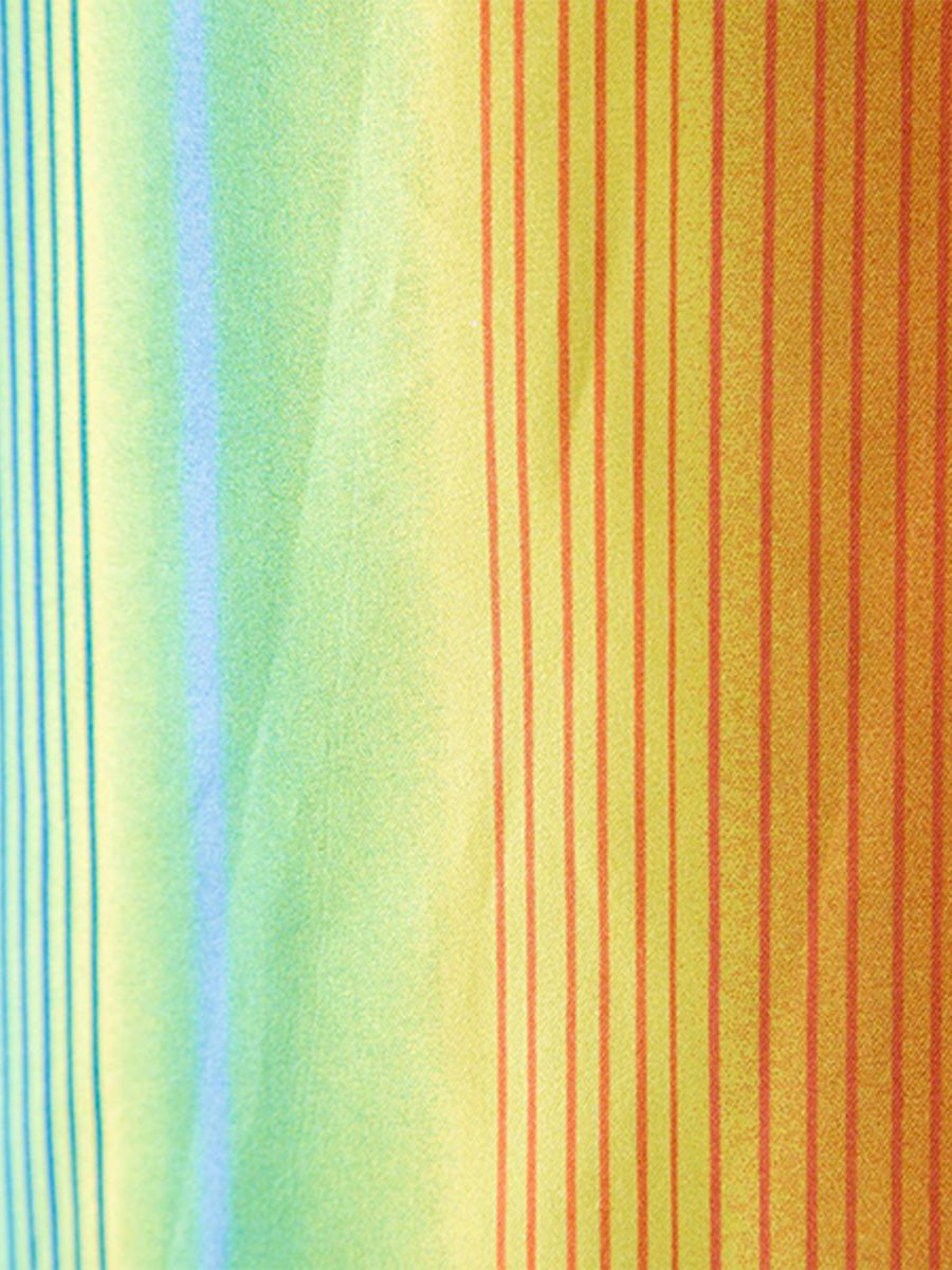 Chemise à manches courtes à imprimé vertical pour homme