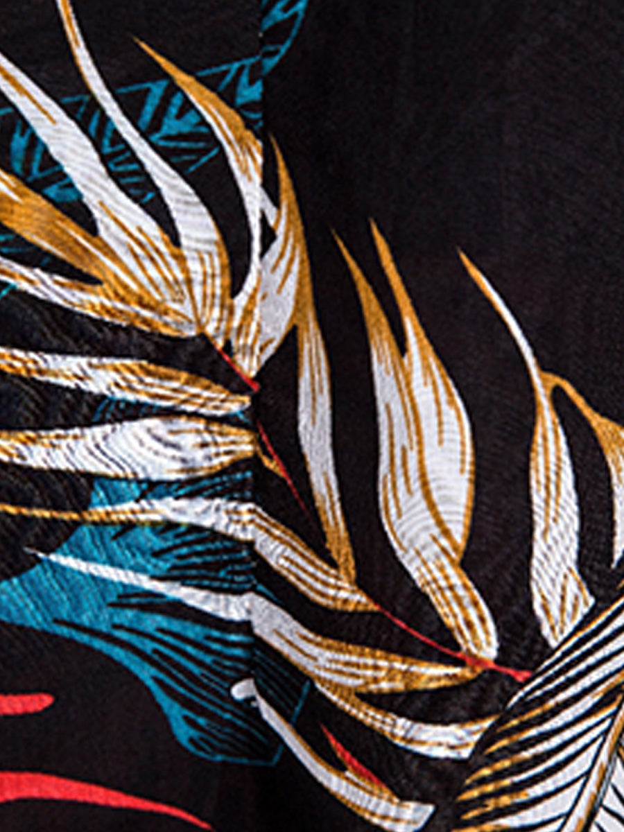 Chemise hawaïenne à manches courtes pour homme