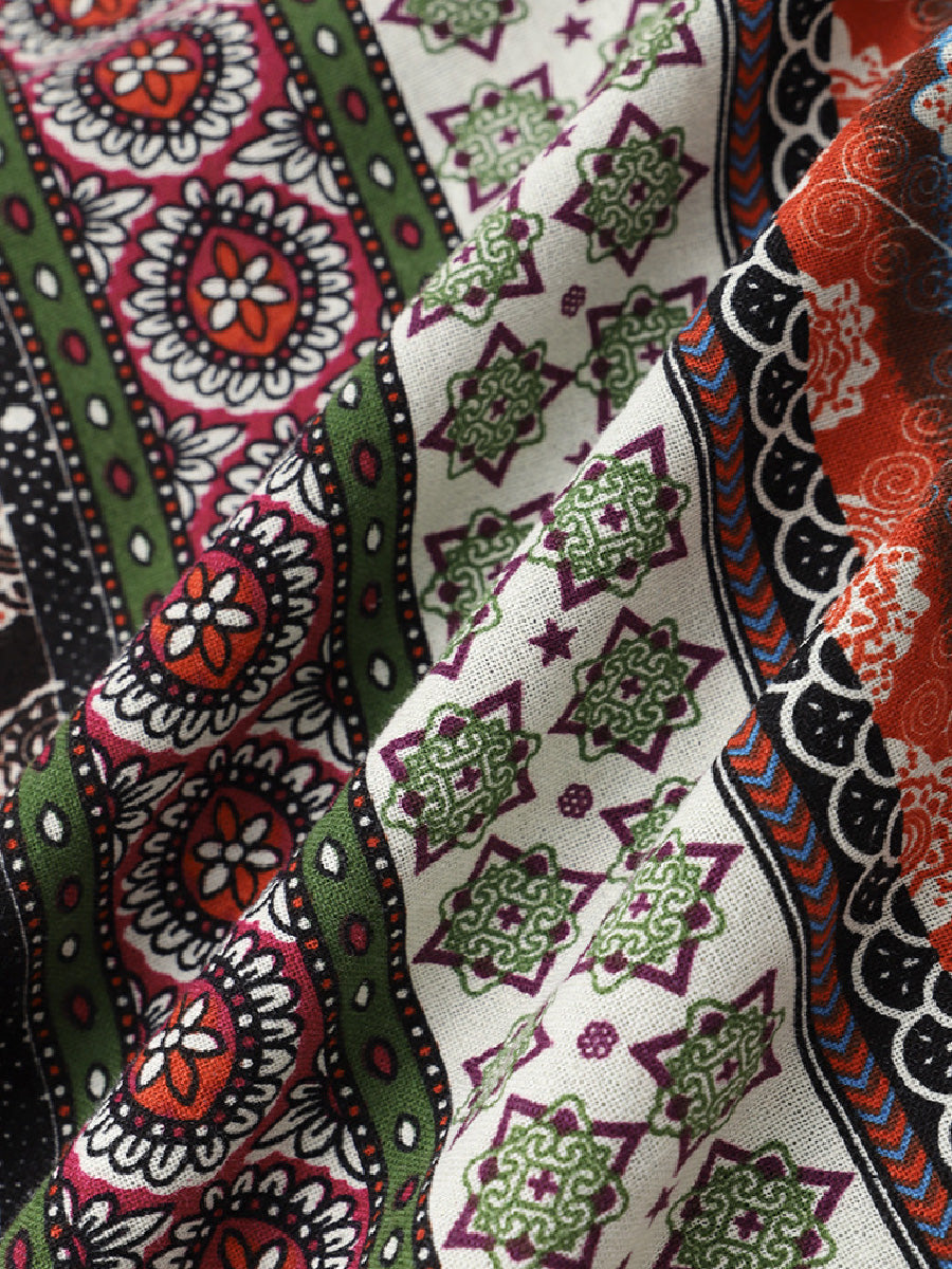 Set camicia e pantaloncini hawaiani floreali da uomo