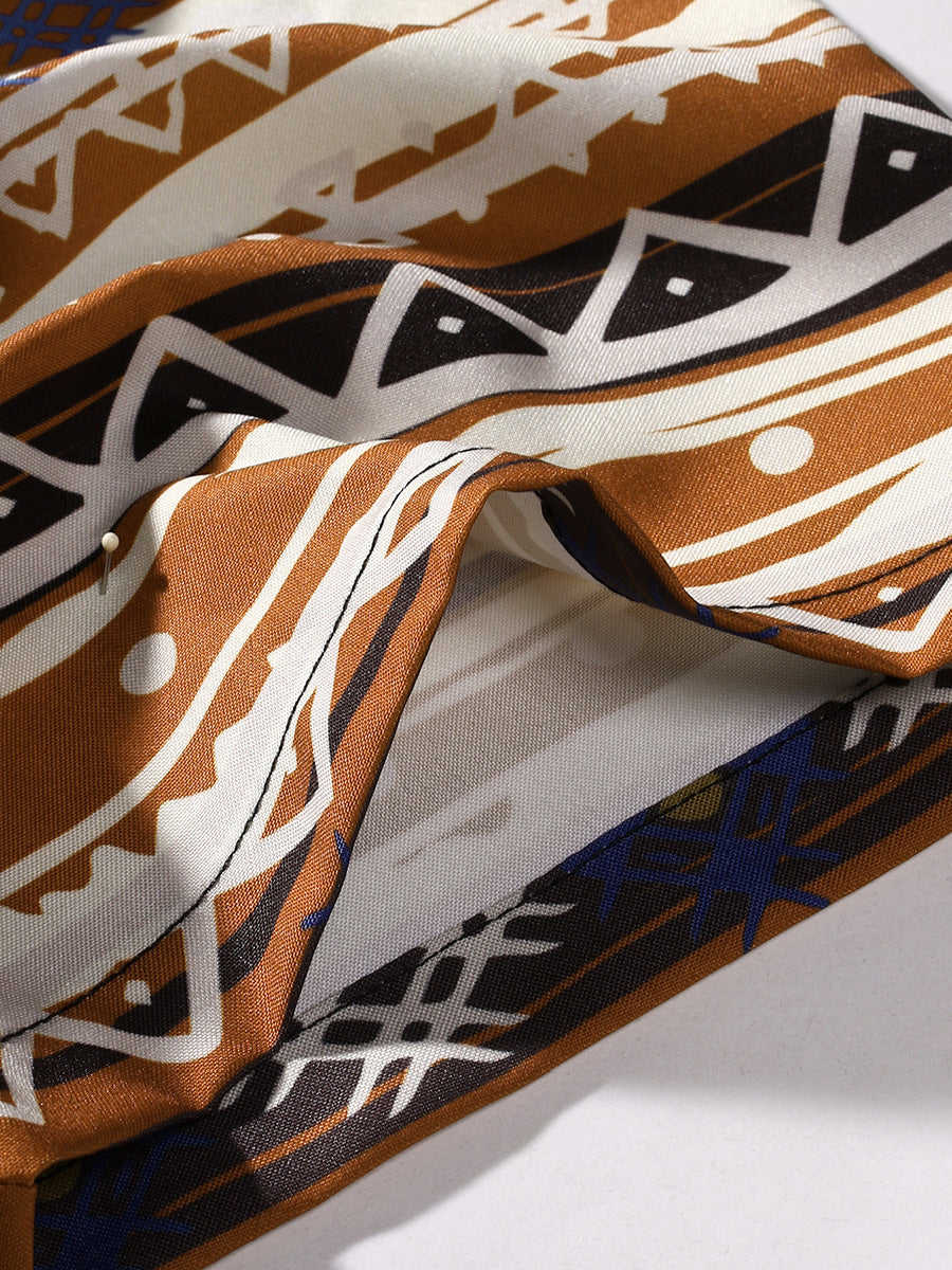 Men's Ethnic Print short sleeve shirt
