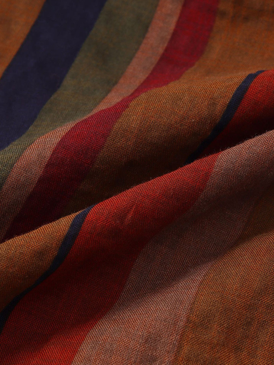 Camicia da uomo a maniche corte con stampa verticale