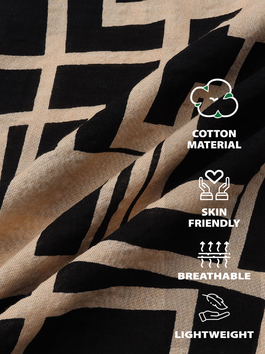 Men's Casual printed short sleeve shirt