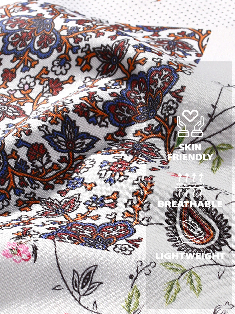 Men's Casual patchwork short sleeve shirt