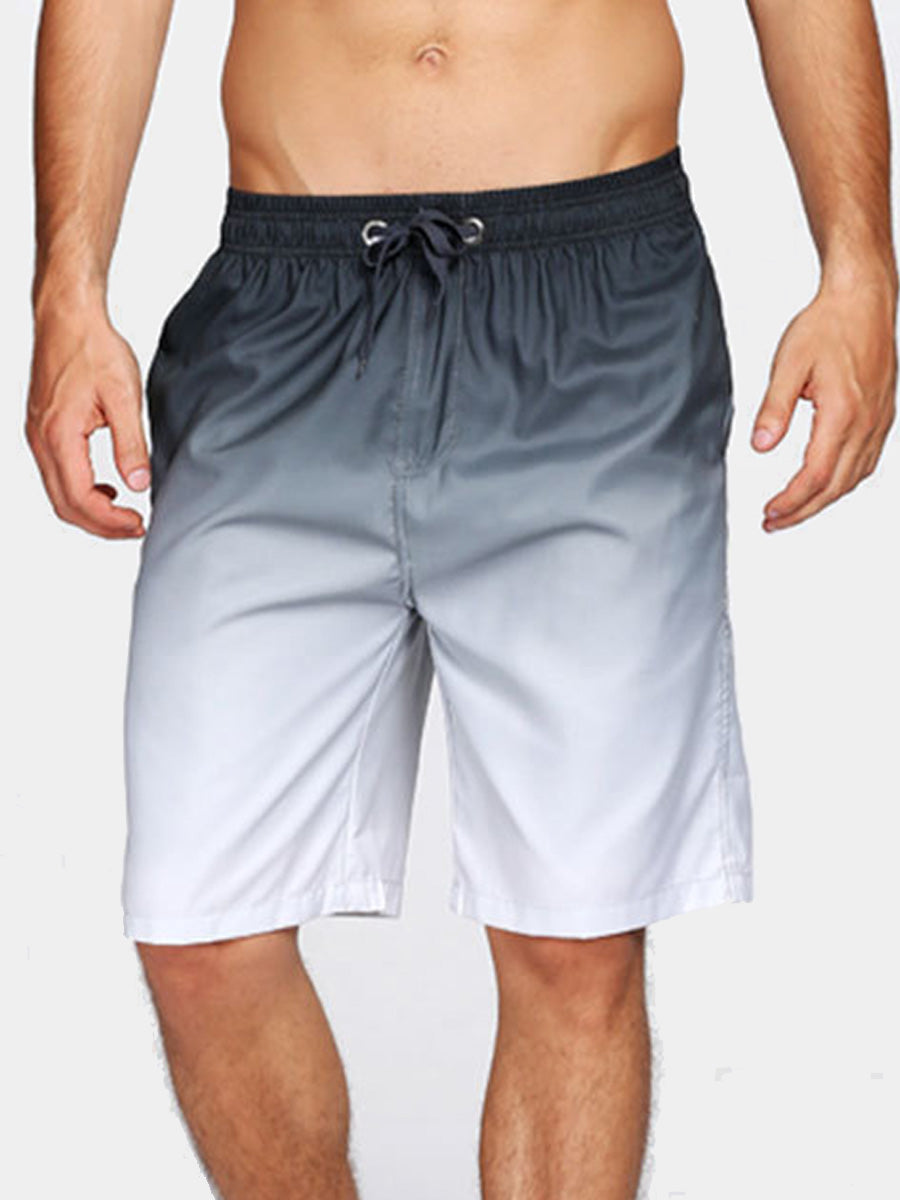 Men's Gradient quick drying Casual Shorts