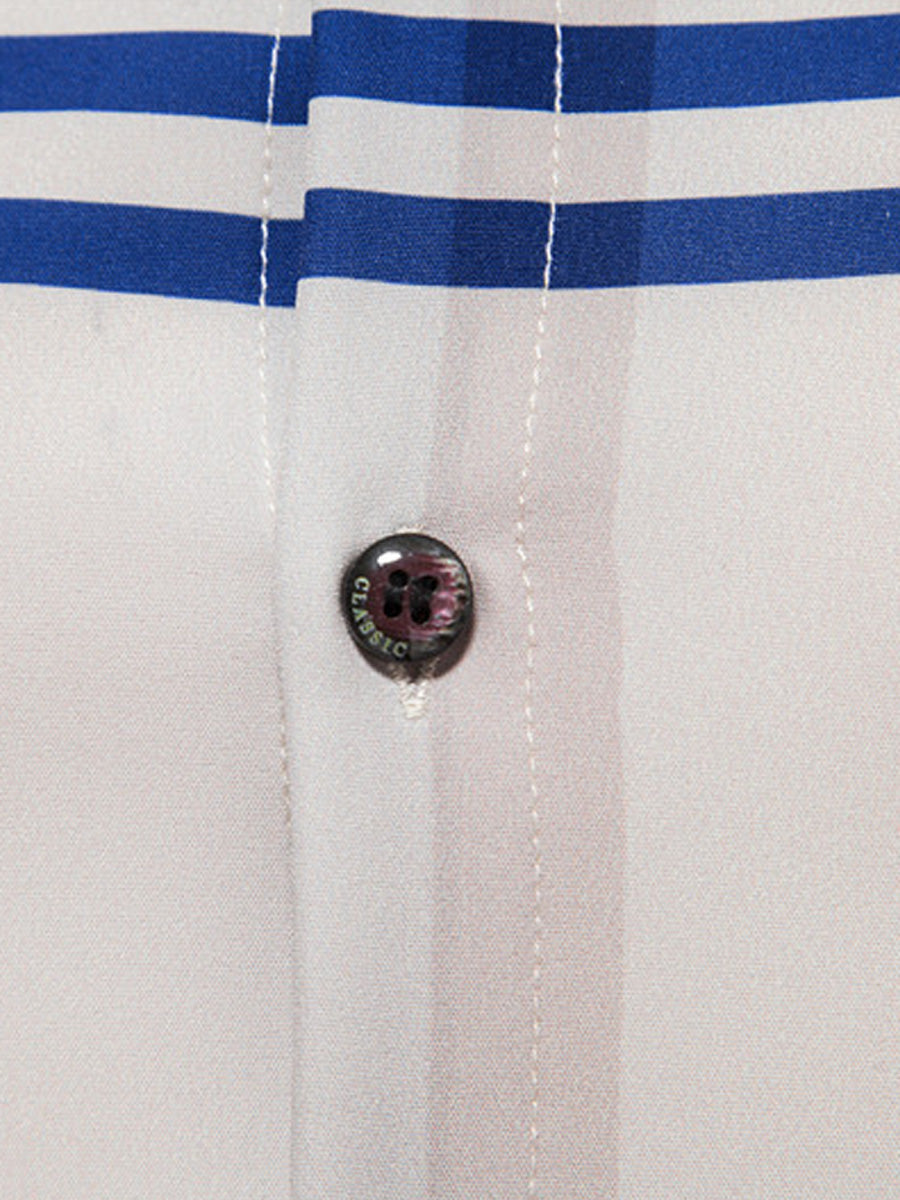 Camicia da uomo a maniche corte con stampa a quadri