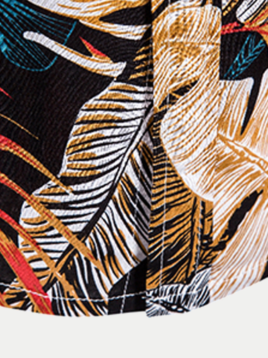 Chemise hawaïenne à manches courtes pour homme