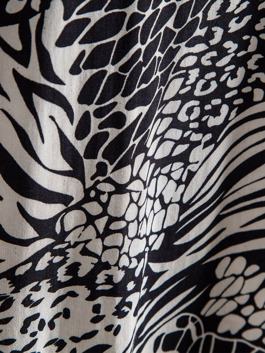 Camicia da uomo a maniche corte con stampa floreale