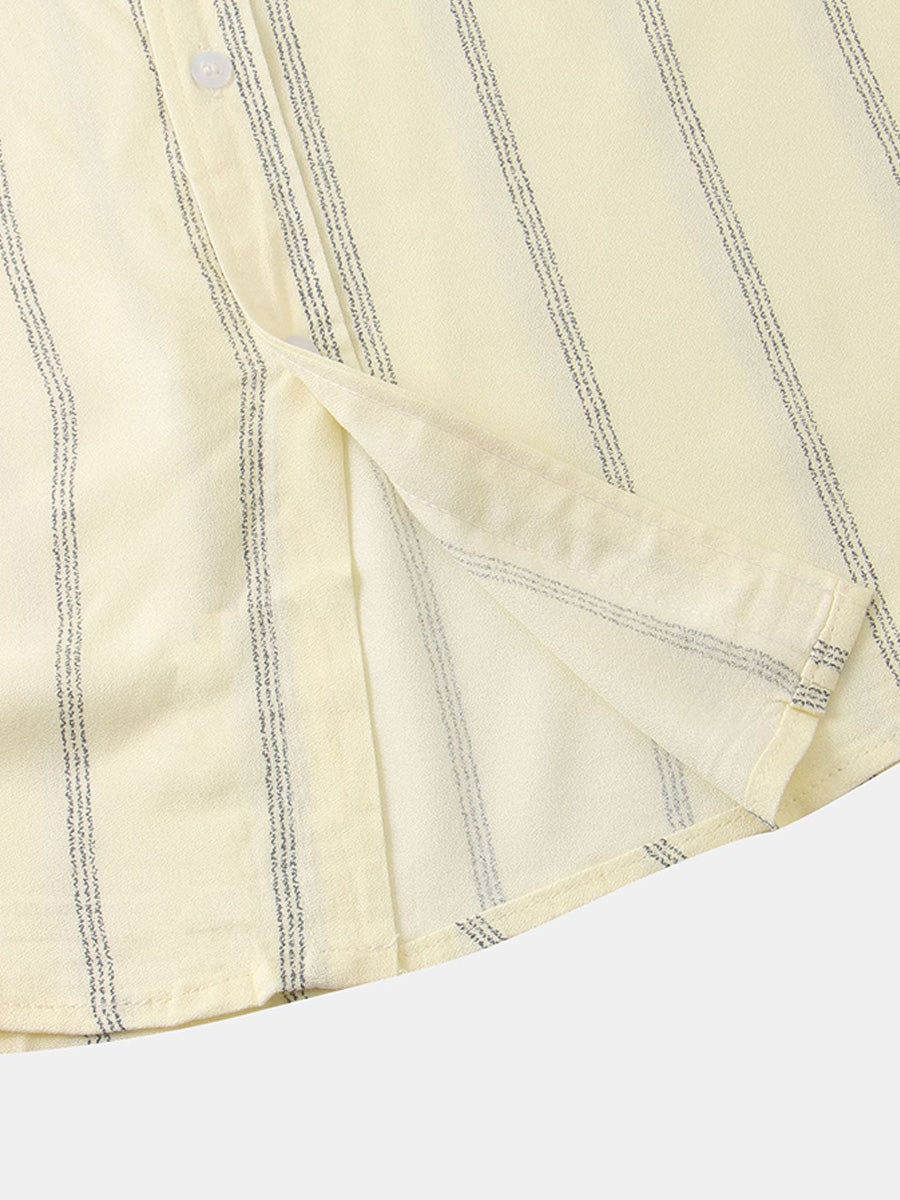 Camicia da uomo a maniche corte a pois