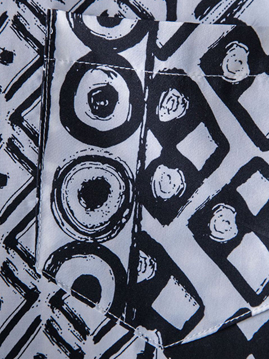 Chemise hawaïenne à manches courtes pour homme