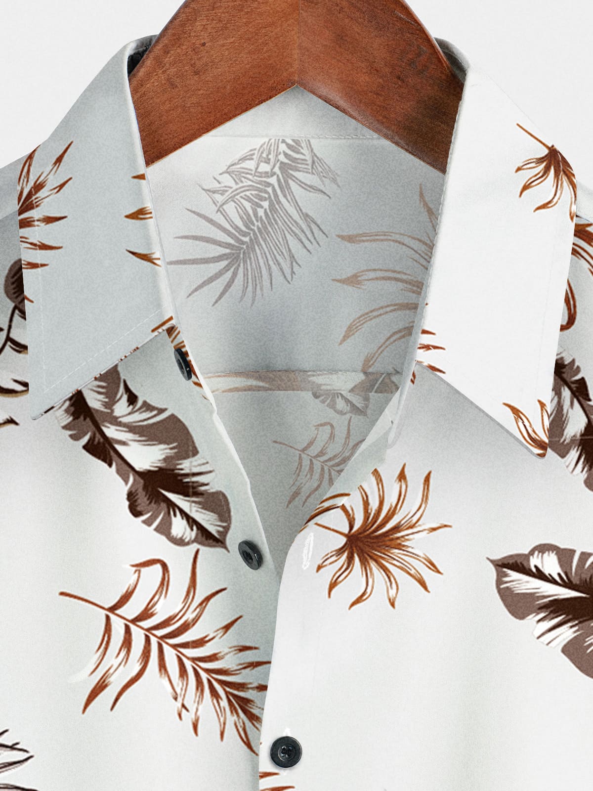 Camicia a maniche corte per le vacanze floreali da uomo