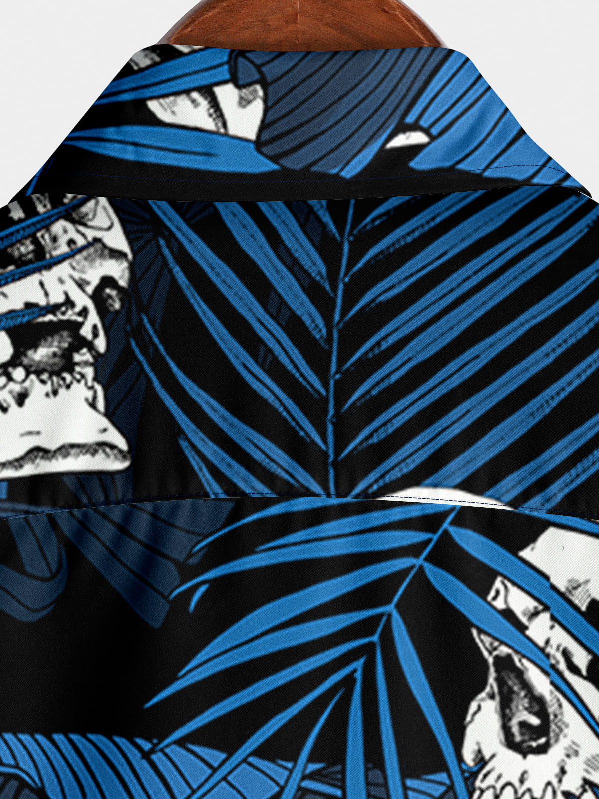 Chemise à manches courtes Flower Skull pour hommes