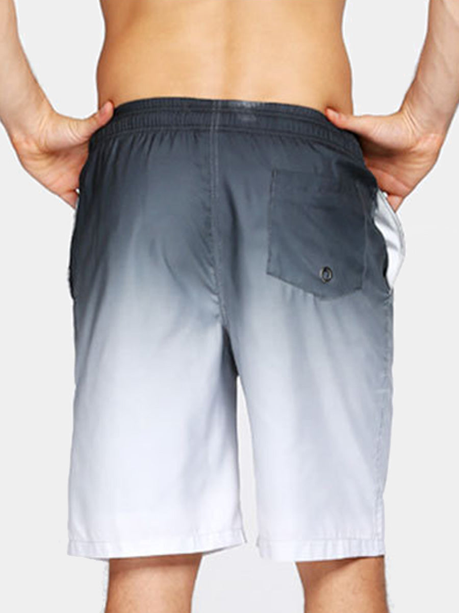 Men's Gradient quick drying Casual Shorts